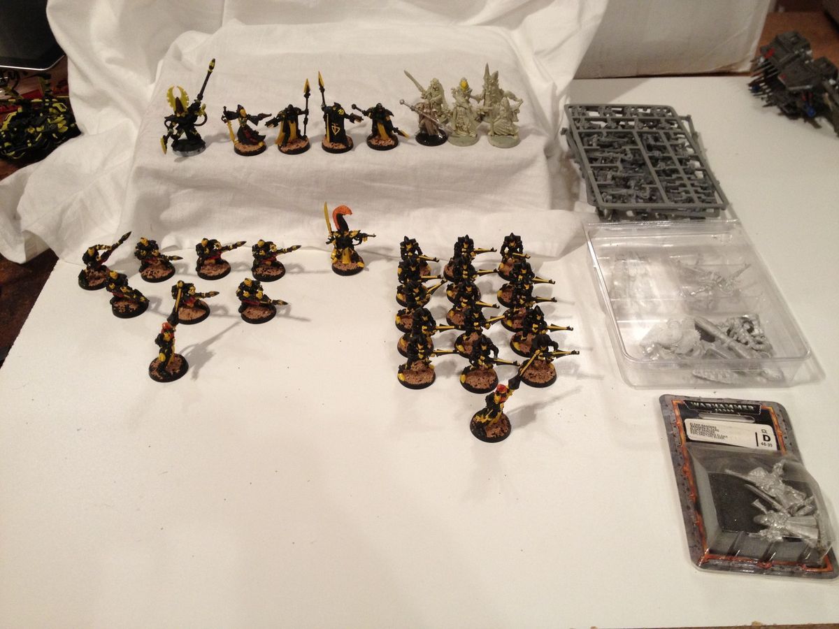 Eldar Army / Battle Force   Painted   Warhammer WH40k   NICE