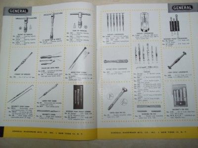 Vtg General Hardware Mfg Co Catalog Tools Gages Cutters Calipers Rules