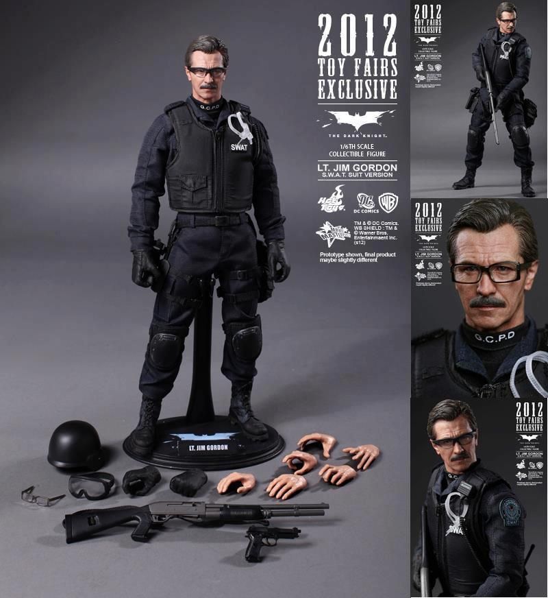 Hot toys Jim Gordon S W A T Suit BATMAN 2012 HK Fairs Exclusive