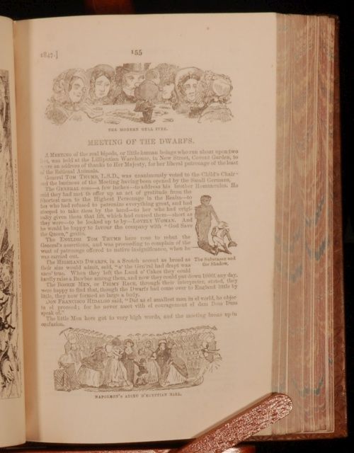 C1880 2 Vol Comic Almanack George Cruikshank Illus