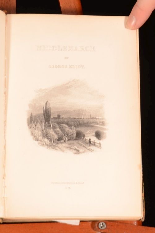 C1880 6VOL The Novels of George Eliot Middlemarch Romola and More