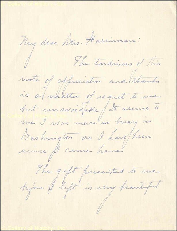 Grace Coolidge Autograph Letter Signed 04 30 1929