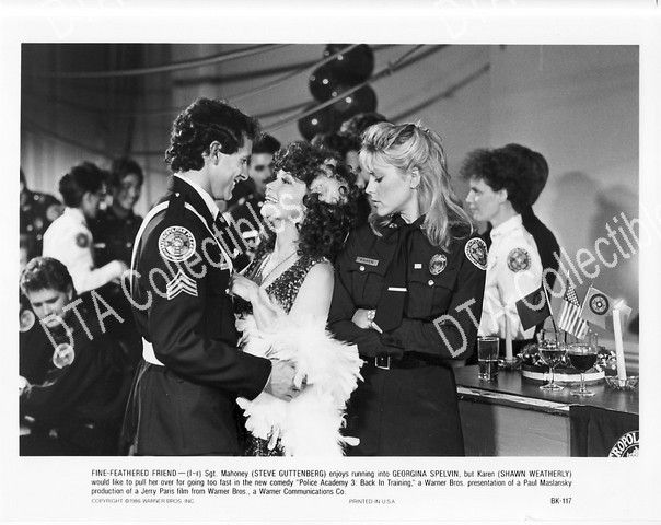 Police Academy 3 Back in Training Georgina Spelvin B w FN