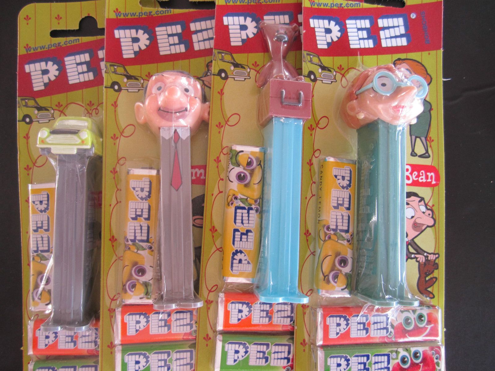 Non U s Mr Bean Pez Set on European Graphic Cards