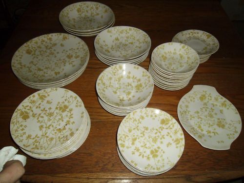 Vintage Golden Meadow Ironstonesheffield Dinnerware