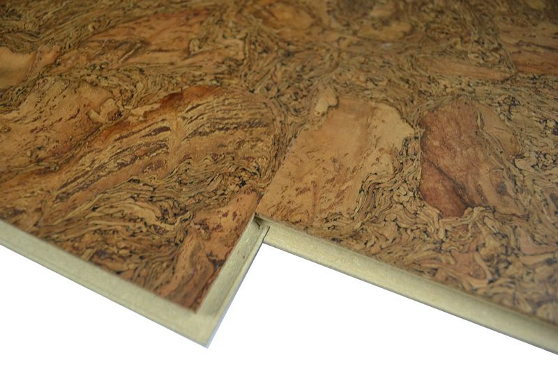  Bush Cork Tile Natural Glue Down Floor Cork Flooring Sample