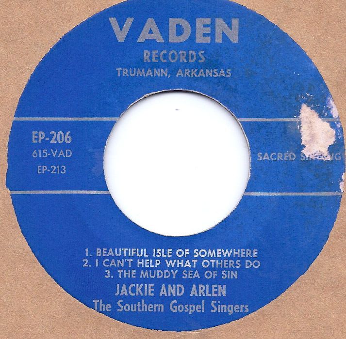 Jackie Arlen 6 Track Vaden Gospel EP