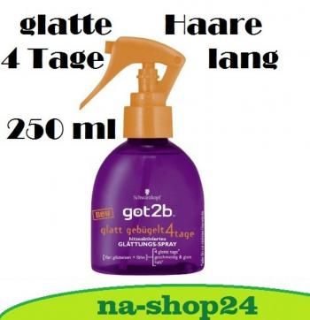 27 75€ L 200 ml Schwarzkopf Got2b Glatt Gebügelt 4 Tage Glättungs