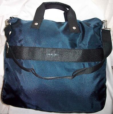 GIORGIO ARMANI NAVY BLUE TRAVEL GYM DUFFLE WEEKENDER BAG OVERNIGHT