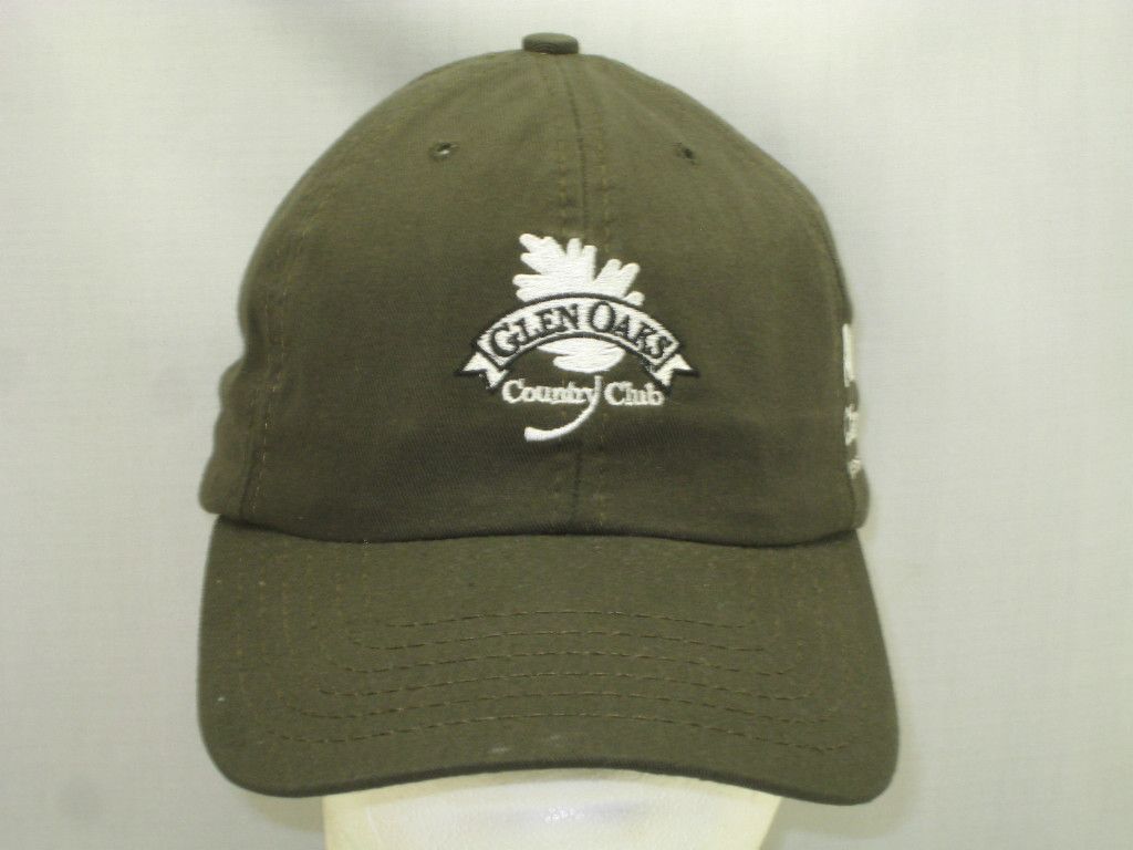 Glen Oaks Country Club New Golf Hat Army Green