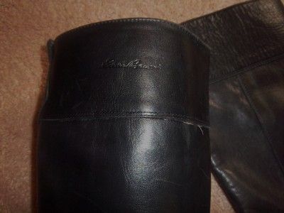 Eddie Bauer Black Leather Equestrian Riding Boots Size 7 B