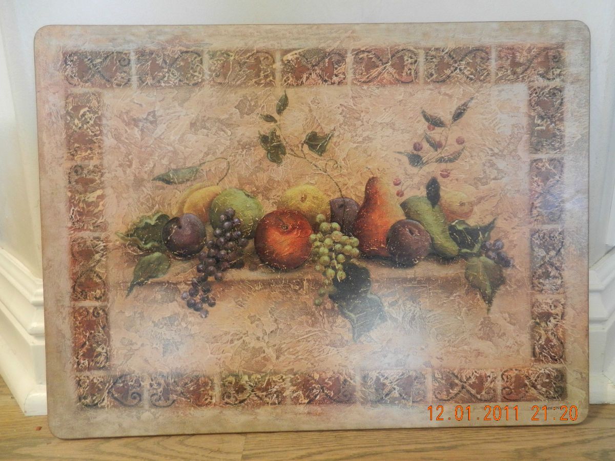 Pimpernel Hardboard Placemats Artisan Scene Set of 4