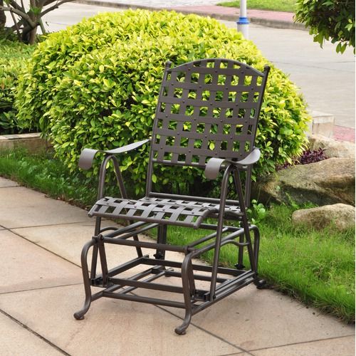  Caravan Santa FE Wrought Iron Outdoor Patio Glider 3565 SGL