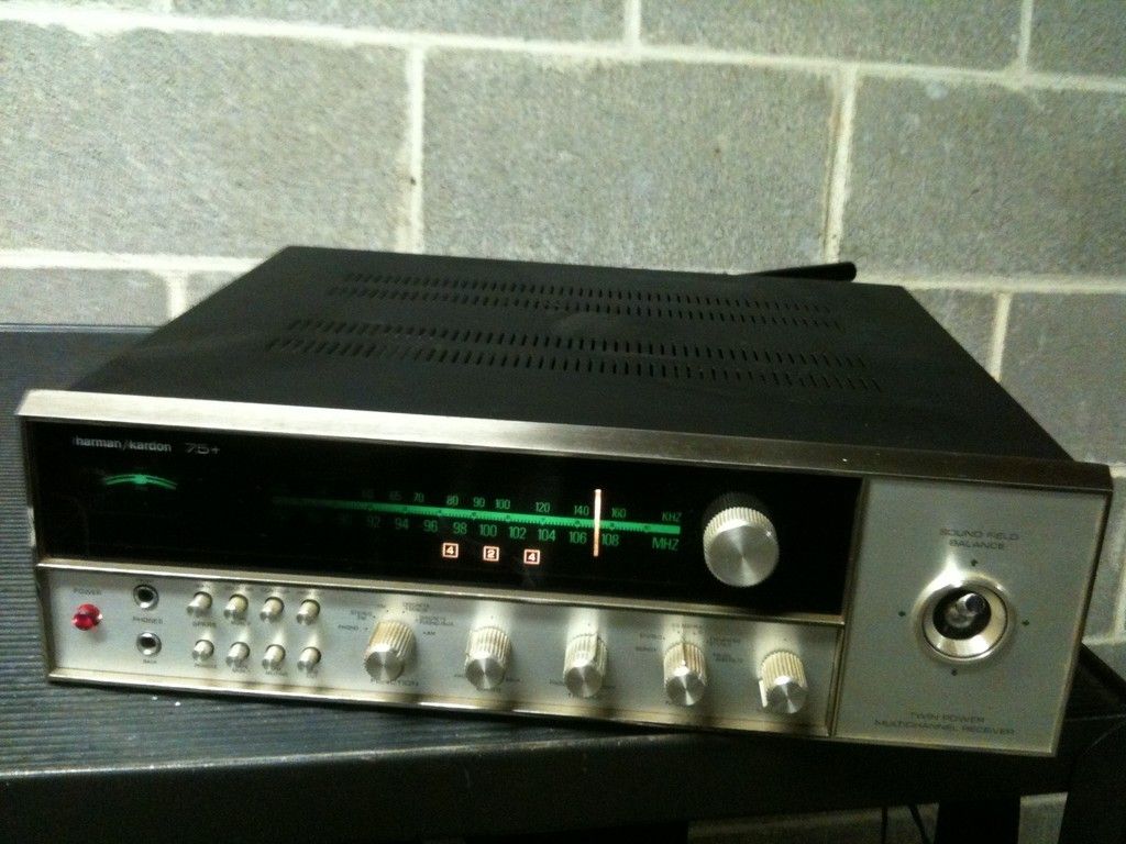 HARMAN KARDON 75 STEREO RECEIVER AS IS