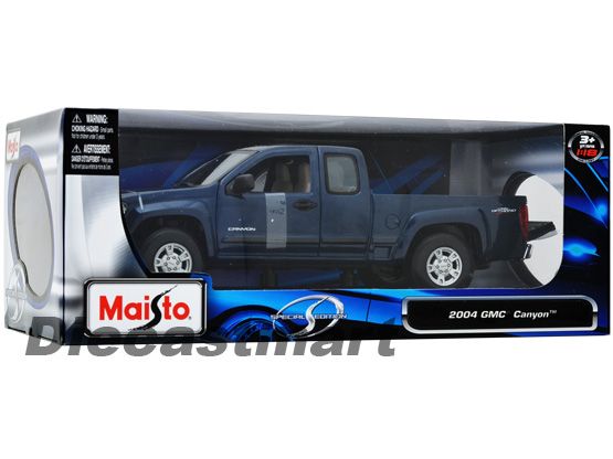Maisto 1 18 2004 GMC Canyon New Diecast Model Pick Up Truck Metallic