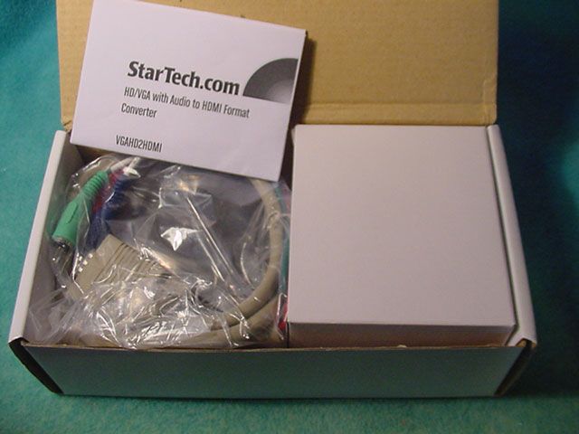 Startech HD VGA Audio to HDMI Format Converter VGAHD2HDMI