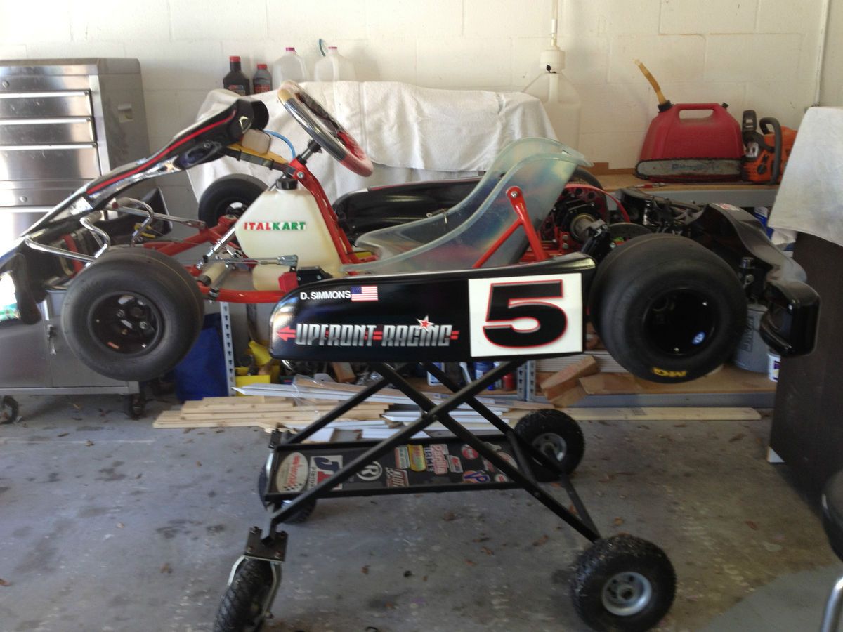 Racing Go Kart Brand New 2010 Italkart Supersonic V Rolling Chassis