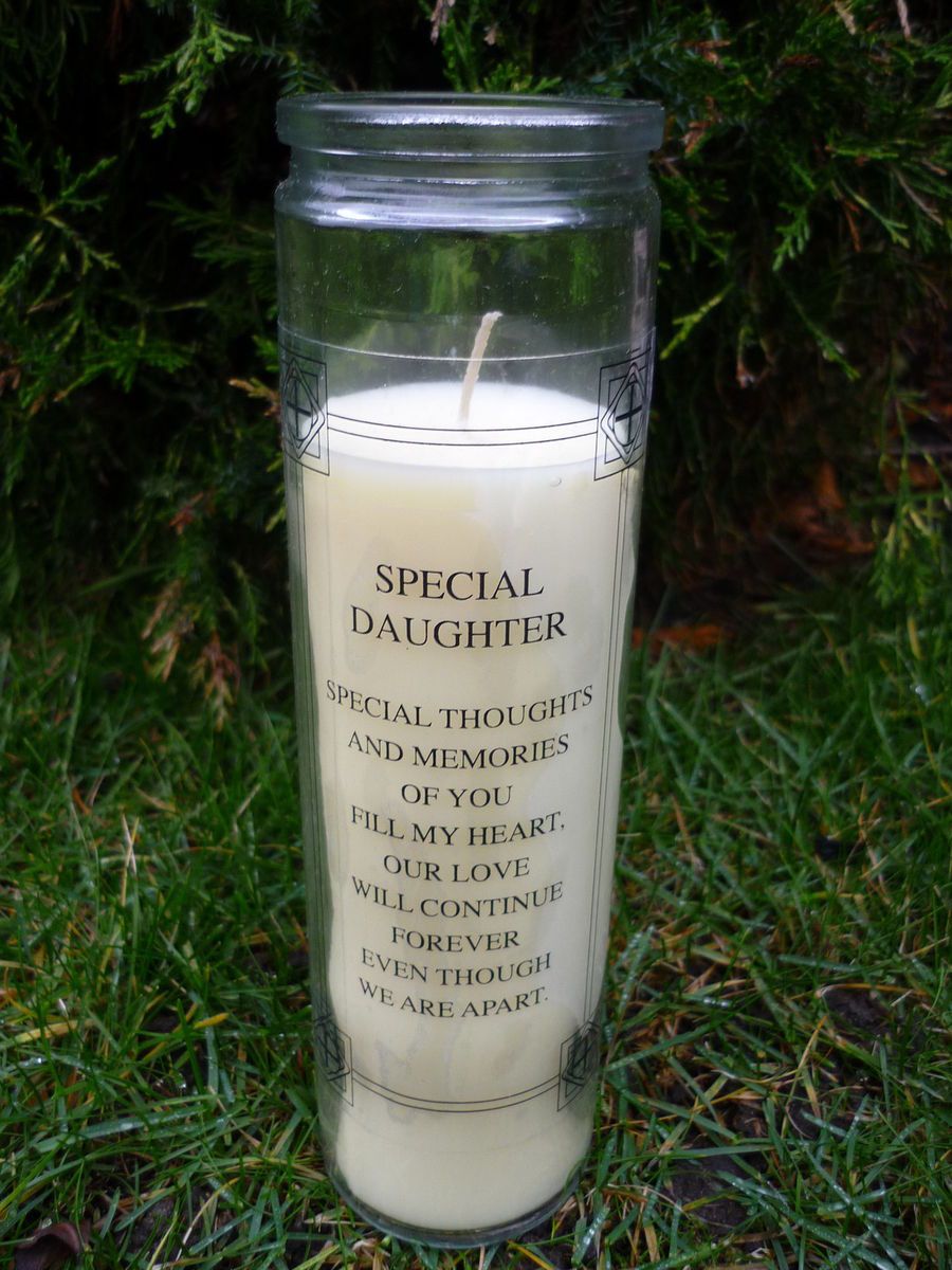 Memorial Gift Grave Candle