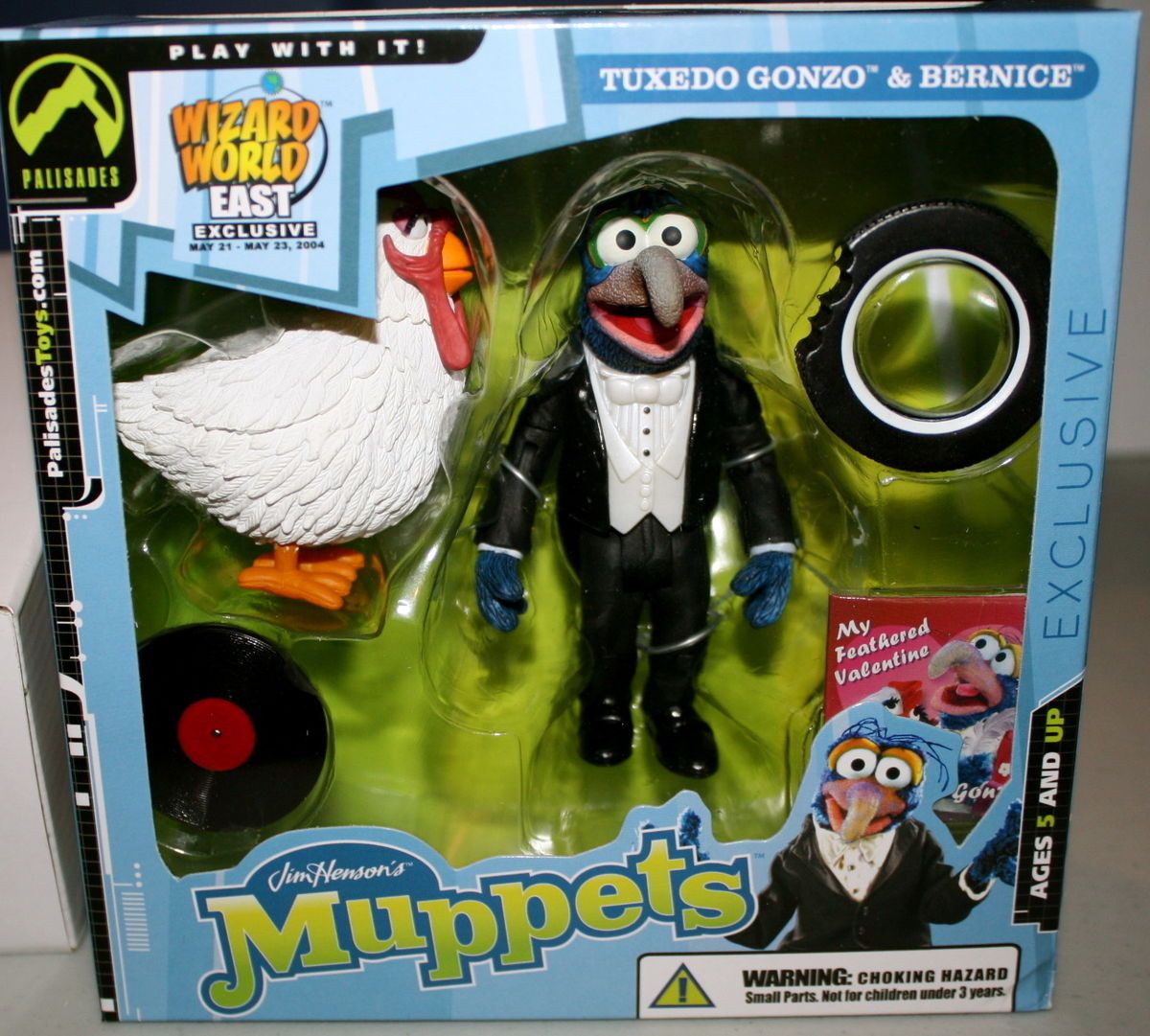 Muppets Palisades Toys 2004 TUXEDO GONZO & BERNICE EXCLUSIVE SET NMIB