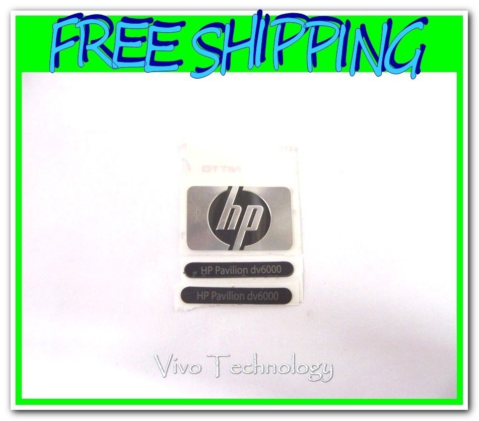 431434 001 New HP Pavilion DV6000 Logo Label Stickers