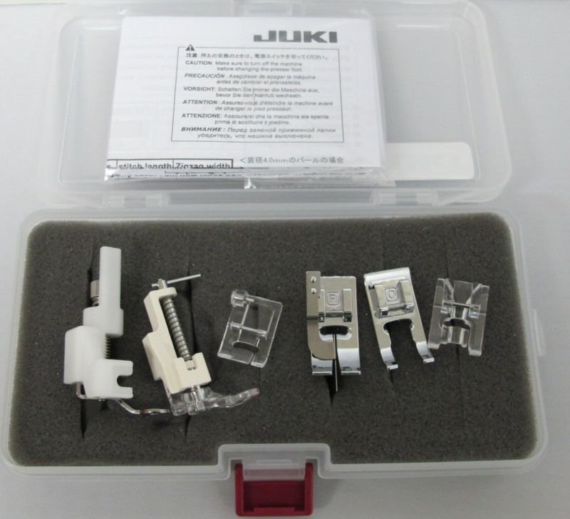 juki sewing machine 6 pc quilting foot kit f series