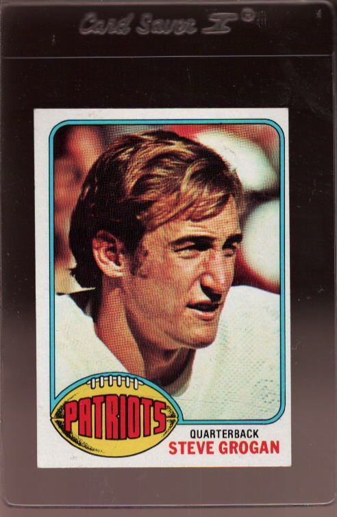 1976 Topps 376 Steve Grogan RC 596018