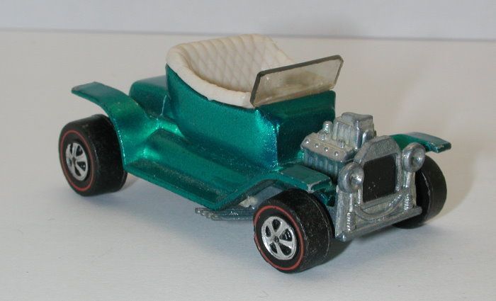 Redline Hotwheels Aqua 1968 Hot Heap