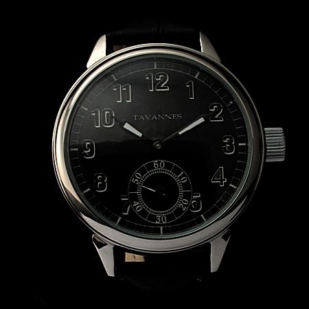 Mens HANDSOME 1910s TAVANNES   CYMA Vintage Watch MILITARY STYLE WW1