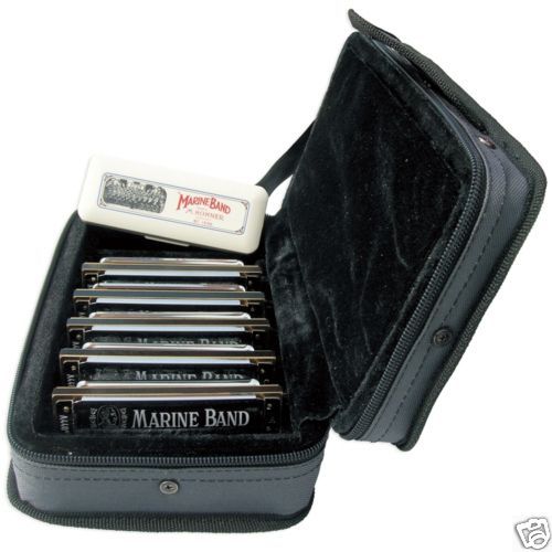 Hohner Original Marine Band Harmonica Set with Case