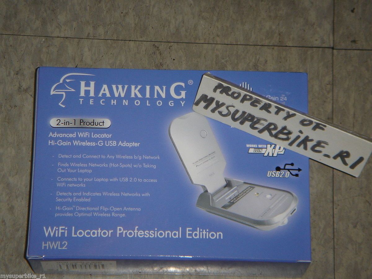 NEW Hawking HWL2 Hi Gain Wi Fi Locator Professional Edition   USB