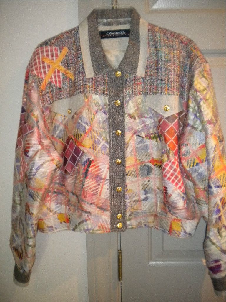 Canvasbacks by Lutton Horsfield Patchwork Jacket Sz L