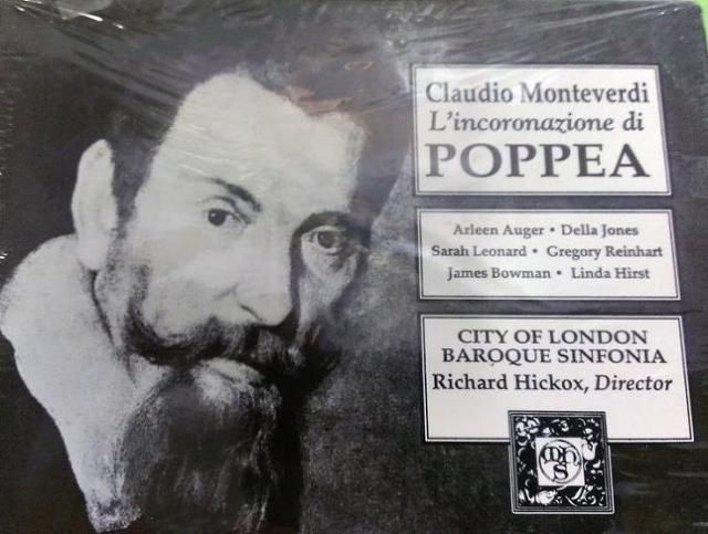  Monteverdi Poppea Auger + Hickox + LSO 3CD REISSUE on MHS SEALED