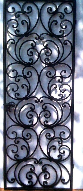 or garden gate tuscany styling high security www ironwinecellardoors