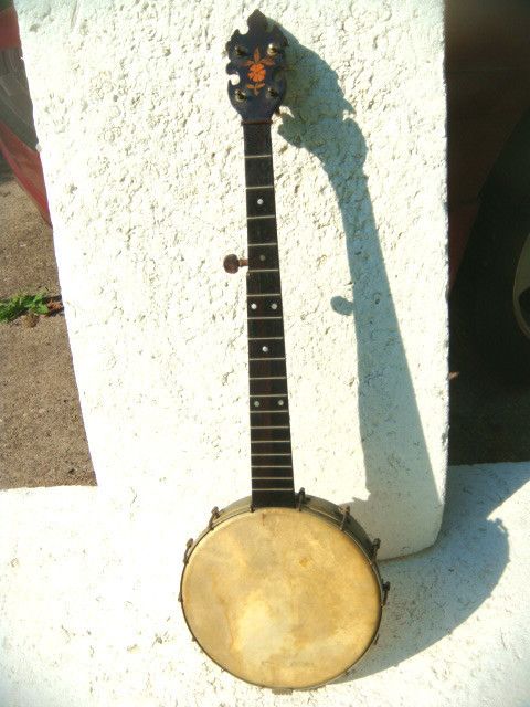 Hexum P Kent 5 String Banjo 1890 Providence Rhode Island Maker RARE