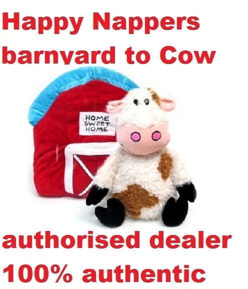 Happy Nappers Barnyard to Cow Pillow Pet 21w Sound