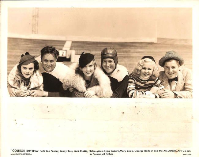 Mary Brian Jack Oakie Lyda Roberti Joe Penner in College Rhythm Orig