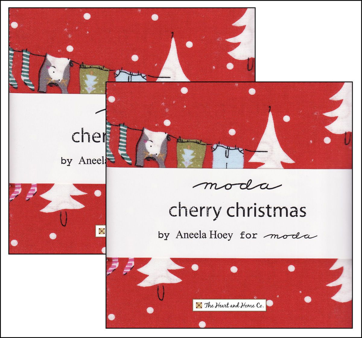   Christmas Moda 2 Charm Packs 5 Squares Aneela Hoey Holiday Winter 84