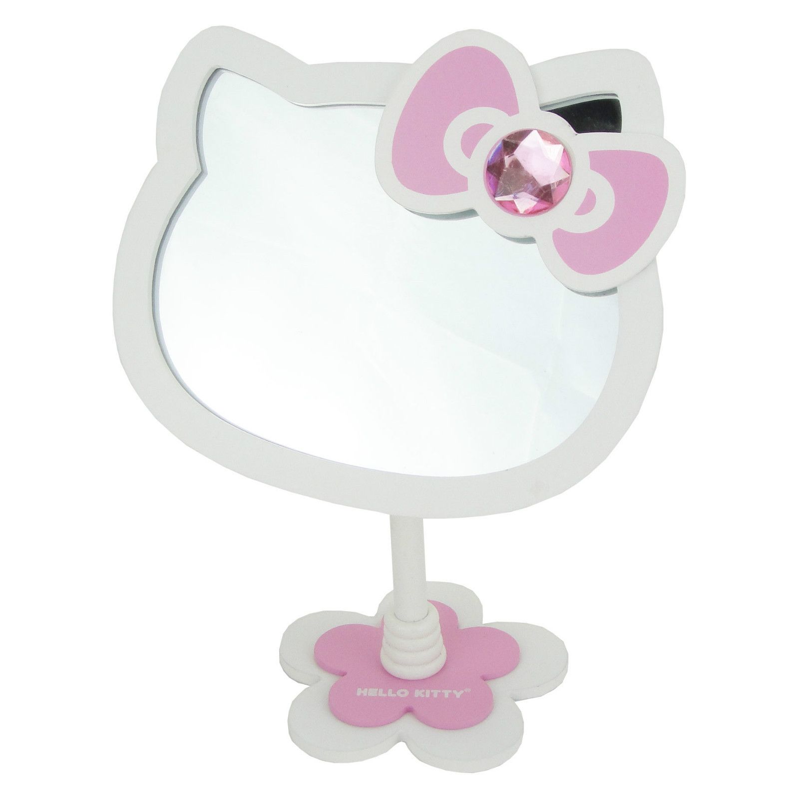 Hello Kitty Die Cut Desktop Rhinestone Accent Bathroom Bedroom Makeup