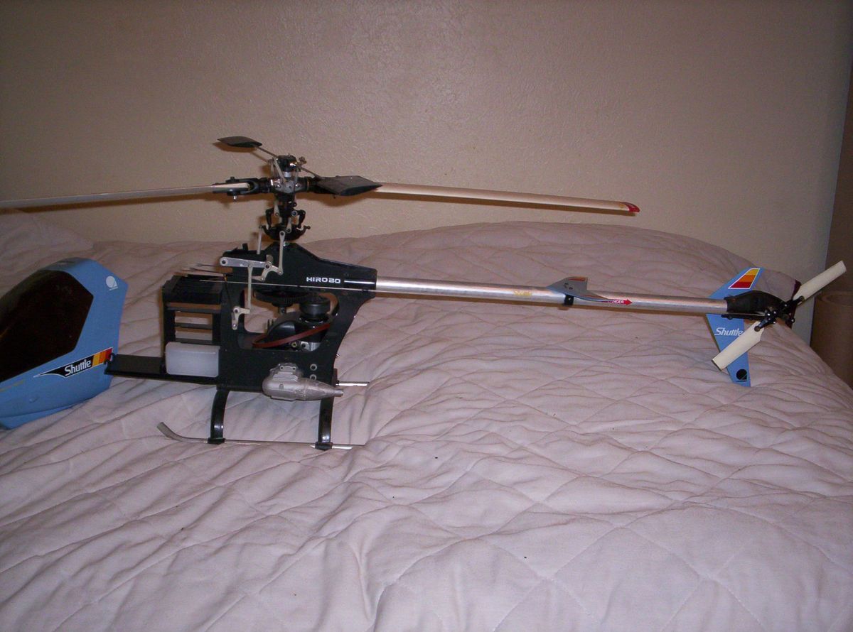 Antique Hirobo Shuttle Helicopter