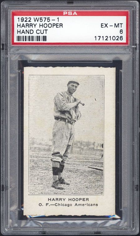  1921 22 W575 1 Harry Hooper PSA 6