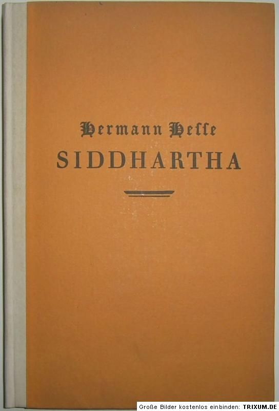 Hermann Hesse Siddhartha First Edition from 1922