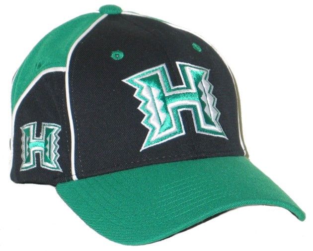 Hawaii Warriors Cut Up Flex Fit Hat Cap M L New