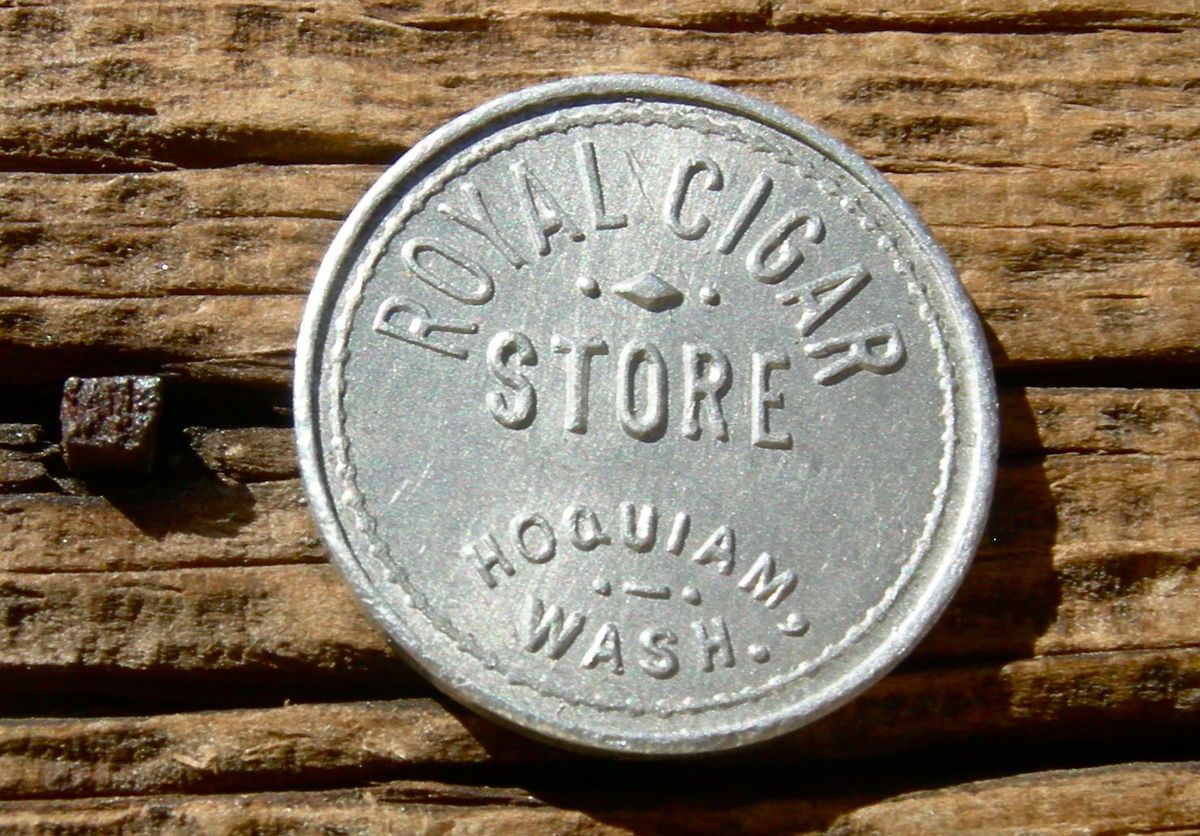 1900s HOQUIAM WA. WASHINGTON (GRAYS HARBOR CO) ROYAL CIGAR STORE OLD