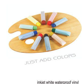 Inkjet Waterproof Matte White Vinyl D Paper