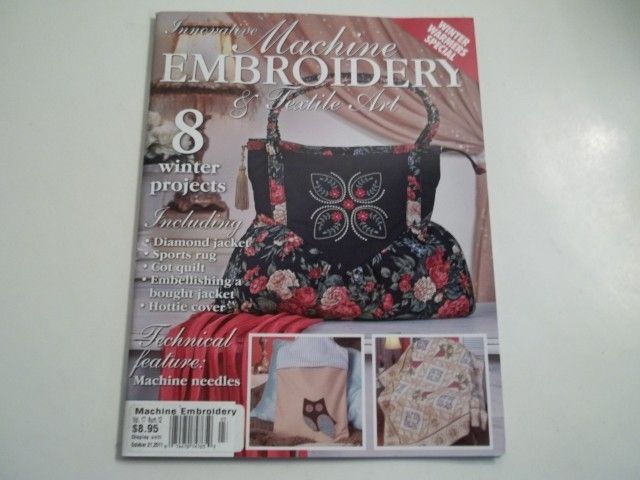 INNOVATIVE MACHINE EMBROIDERY TEXTILE ART MAGAZINE OCTOBER 2011 BRAND