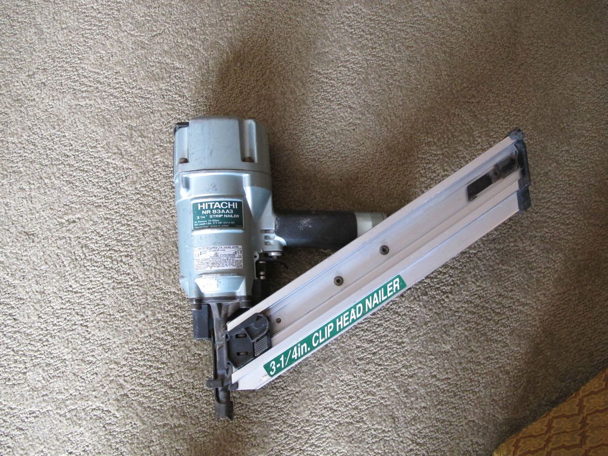  Hitachi FRAMING Nail Gun Clipped Head