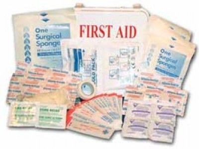  First Aid Team Kit 37 Items Cold Treatment Taping Wound Care Band Aids