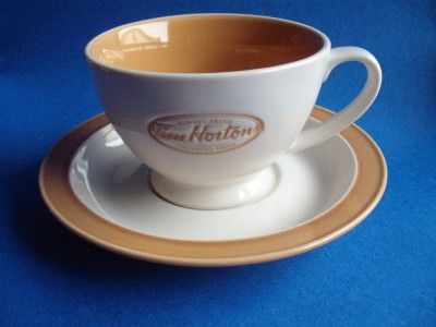 TIM HORTONS TEA CUP AND SAUCER WITH ORIGINAL BOX