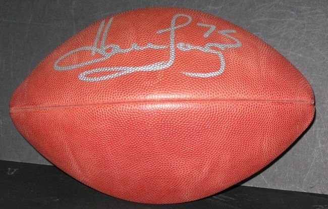 Howie Long 75 Oakland Raiders Signed Football