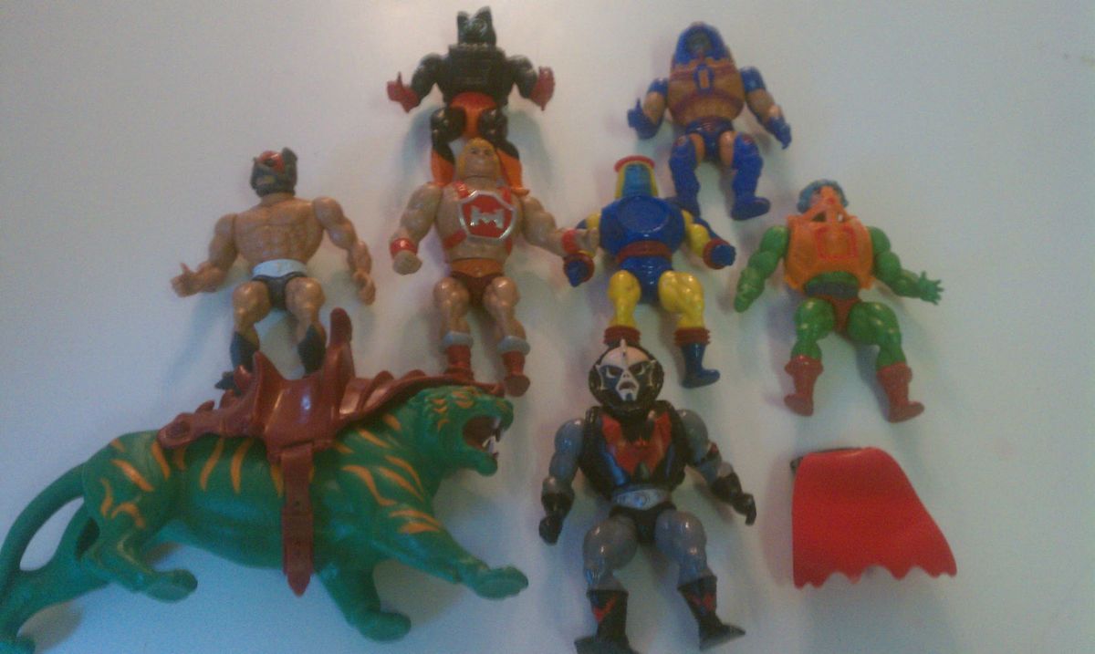 He Man MOTU Action Figure Lot Vintage 1980s Figures